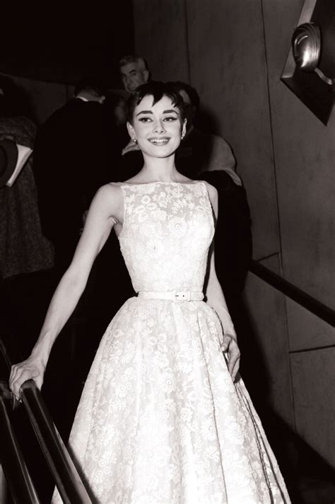 audrey hepburn style formal gown.